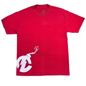 Nitro Circus Rider Bomb Logo T-Shirt Men’s Large Red Bombs Away Travis Pastrana